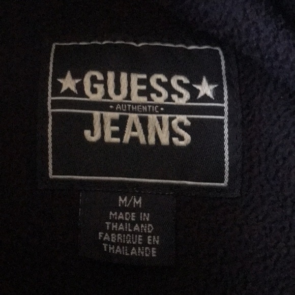 Guess Black Long Sleeve Snap Zip Closure Fleece Lined Puffer Jacket - Picture 9 of 13